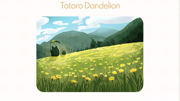 Print A5 Totoro Dandelion